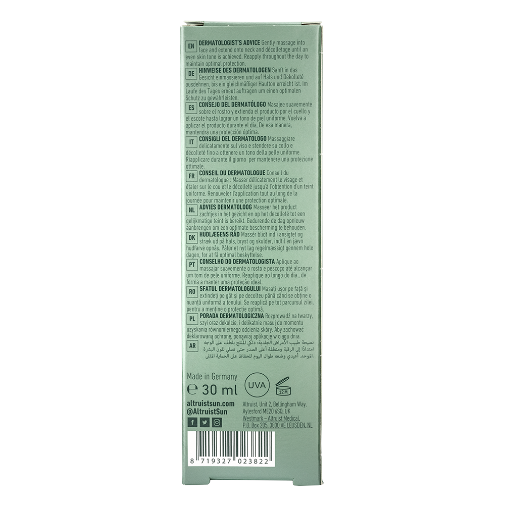 ANTI-REDNESS & PIGMENTATION SPF50 30ml | Altruist