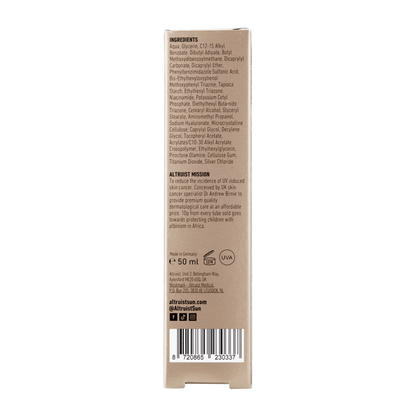 ALTRUIST Hydraterende créme SPF50 50ml